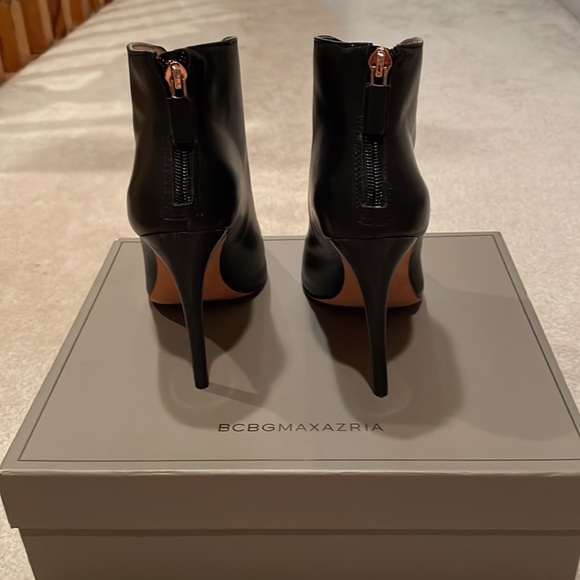 BCBG Black Leather Booties - Picture 6 of 12